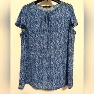 (5X$20) Blue Patterned Women's Blouse / Size 2X